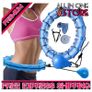 Smart Hula Hoop for Adults, Weighted Hoola Hoops 27 Knots Detachable Ring Adjustable Size, Hula Hoops with Auto-Spinning Ball MULTIPLE COLOURS AVAILABLE (FREE SHIPPING) Image 2