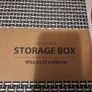 black/white storage box with lid Image 3