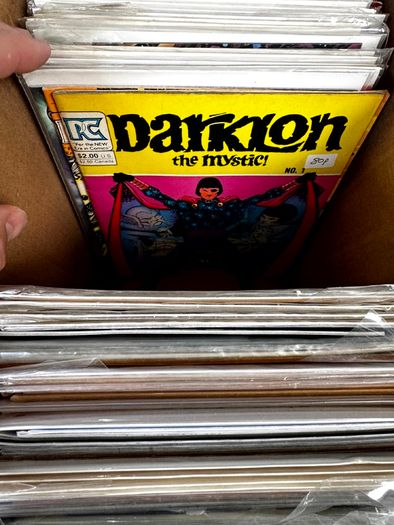 Indie Long Comic Box w 250 Comics for Sale