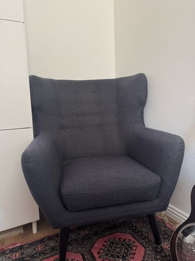 Dark Blue Armchair