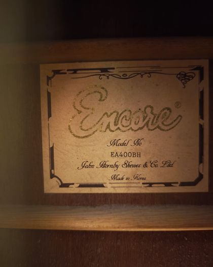 Electro Acoustic Guitar Encore EA400BH Made in Korea