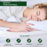 Waterproof Mattress Protector Single,30cm Extra Deep Stretch Skirt Non-Noisy Terry Top Single Mattress Cover Single Bed(90 x 190cm) Image 4