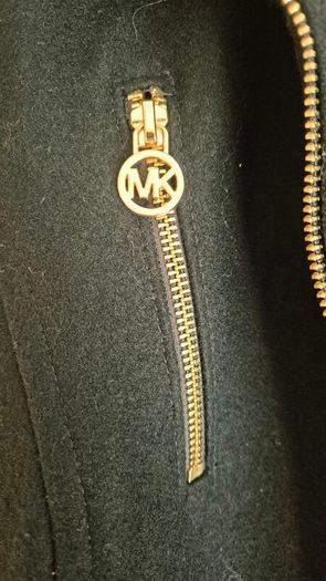 Michael Kors Wool-Blend Coat in Black Size S (10)