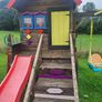 Childrens wooden garden playset large Image 8
