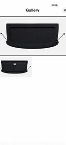 Volkswagen Golf MK8 parcel shelf