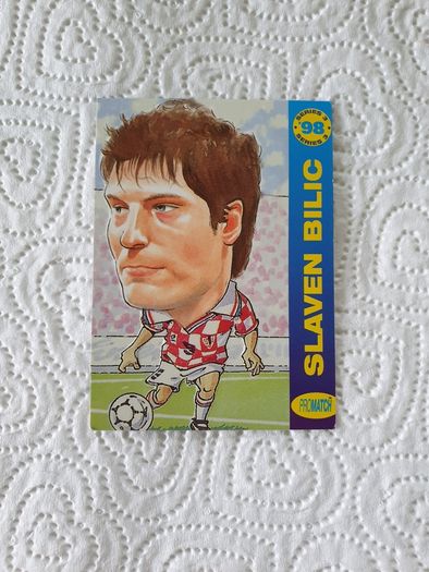 Slaven Bilic Everton and Croatia Trading Card 1998 to 1999