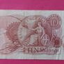 Bank of England 10 shilling note 1963-67 Image 2