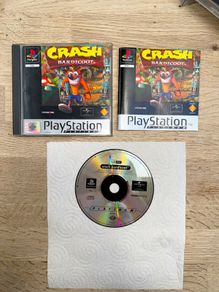 Crash Bandicoot Platinum Complete in box PS1 Retro PlayStation 1