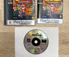 Crash Bandicoot Platinum Complete in box PS1 Retro PlayStation 1