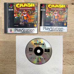 Crash Bandicoot Platinum Complete in box PS1 Retro PlayStation 1