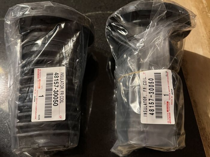 48157-30050 Genuine Lexus-Toyota Insulator, Front Coil Spring Insulator (Left, Right, Front, Upper)