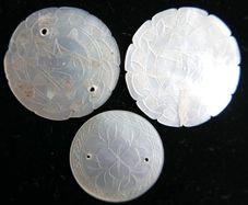 Antique 18th Century Chinese Mother Of Pearl Gaming Tokens