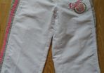 3/4 length White Shorts.   Age 9-10