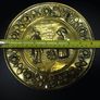 Vintage Brass Wall Plate Image 4