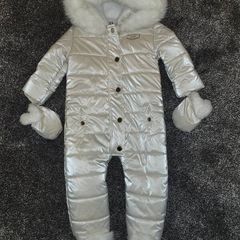 River Island baby girl pramsuit/snowsuit