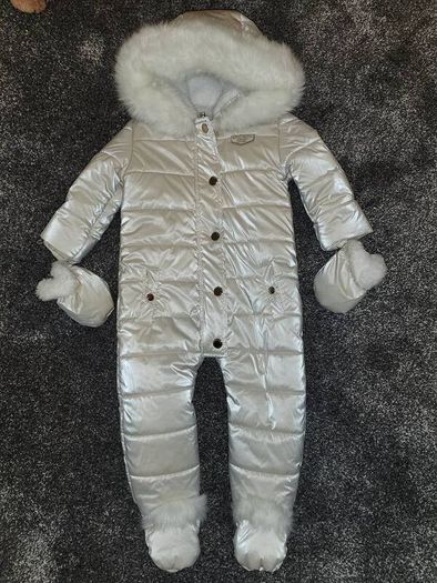 River Island baby girl pramsuit/snowsuit