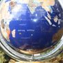 Vintage  Stone  global shape turnable 3 sides with clock, thermometer and hydrometer H 21" Image 10