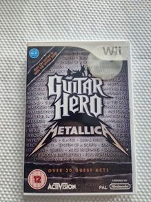 Guitar Hero Metallica Nintendo Wii Games Original