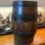 Antique "RB" Coopered Oak Beer Barrel Image 7