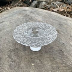 Rare vintage Thomas crystal candle holder