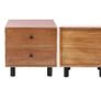 BRAND NEW 45x38x47cm Bedside Cabinet Table Night Stand Storage Nightstand with Two Drawers for Living Room Bedroom Image 5
