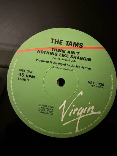 The Tams There Aint Nothing Like Shaggin Original 1987 UK 12 inch Vinyl