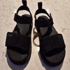 Black UGG sandals