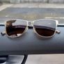 Marc Jacobs Gold  Brown Tortoiseshell Sunglasses/Glasses.Discontinued Designer Frames Image 3