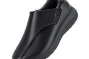 Brand New Women's Extra Wide Leather Shoes Velcro Fastener Breathable