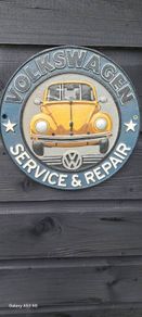 Volkswagen cast iron sign