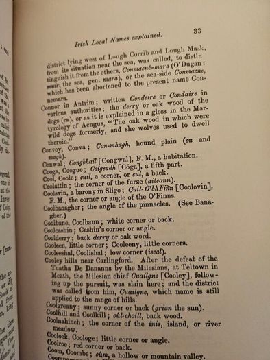 Irish Local Names Explained. By P. W. Joyce. Hardback With Dustjacket In Good Condition.  See Photos For Same.