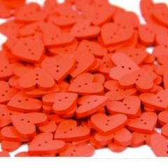 Heart shaped buttons
