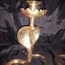 Antique Snake form Candlestick Holders Image 7