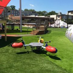Kids play equipment/ sea saw type/ springs/ rocker/ 3way