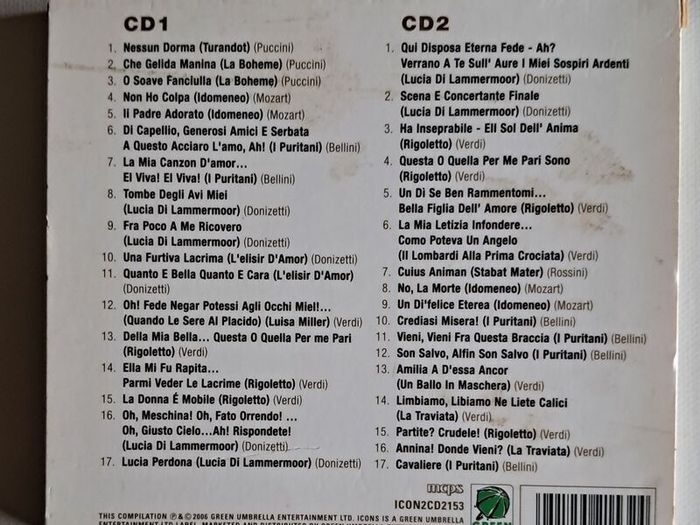 Luciano Pavarotti Icons 2 CD