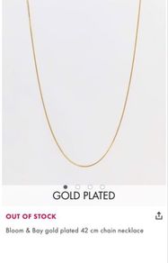 Gold plated chain