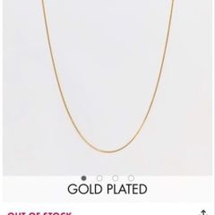 Gold plated chain