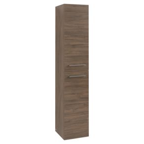 Walnut Bathroom Tall Boy Storage