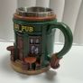 Irish Pub Resin Stainless Steel Cup Image 2