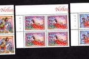 2003 Ireland Christmas Commemorative Stamps Plate Blocks 1A1A1A1A1A Set Mint Never Hinged (MNH)