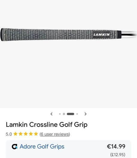 Sets of Golf Pride & Lamkin Golf Grips