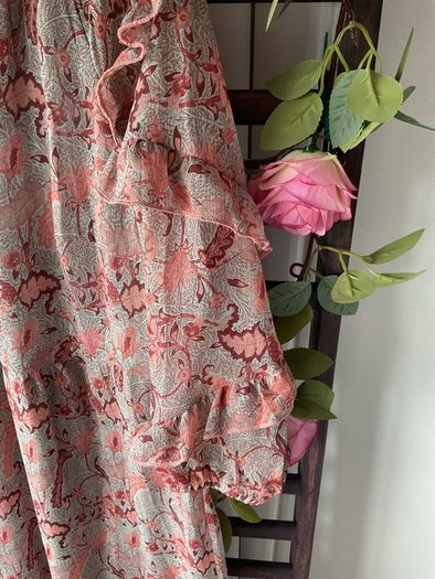 dress Bnwt indie + moi grey pattern long boho style dress T1