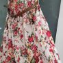 NEW LOOK floral strapless dress with underskirt Sz 14UK Image 7