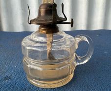 Antique Finger Oil Lamp