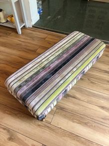 Large Finline Footstool