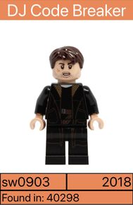 Lego minifigure DJ Code Breaker sw0903 - 2018