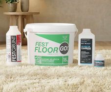 Microcement kit for walls FESTFLOOR GO! - 10 square meters, READY TO USE - EASY TO APPLY