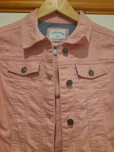 girls pink jacket by fatface