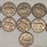 Ireland 1951-1968 Shilling Coin Lot Mixed Date and Condition 11 Coins Image 3