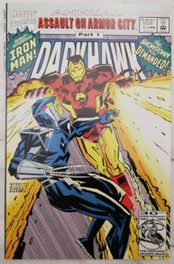Darkhawk Annual #1 -- Assault On Armor City Part 1 - 1st appearance Savage Steel (1991)